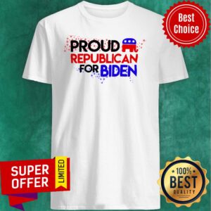 Official Proud Republican For Biden Shirt