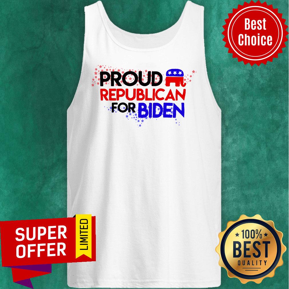 Official Proud Republican For Biden Shirt - Image 5