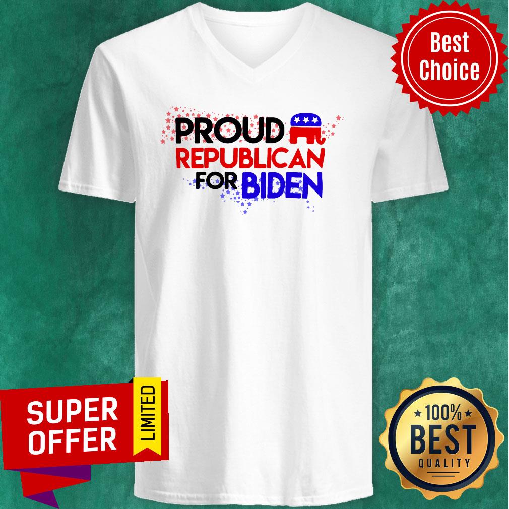 Official Proud Republican For Biden Shirt - Image 4