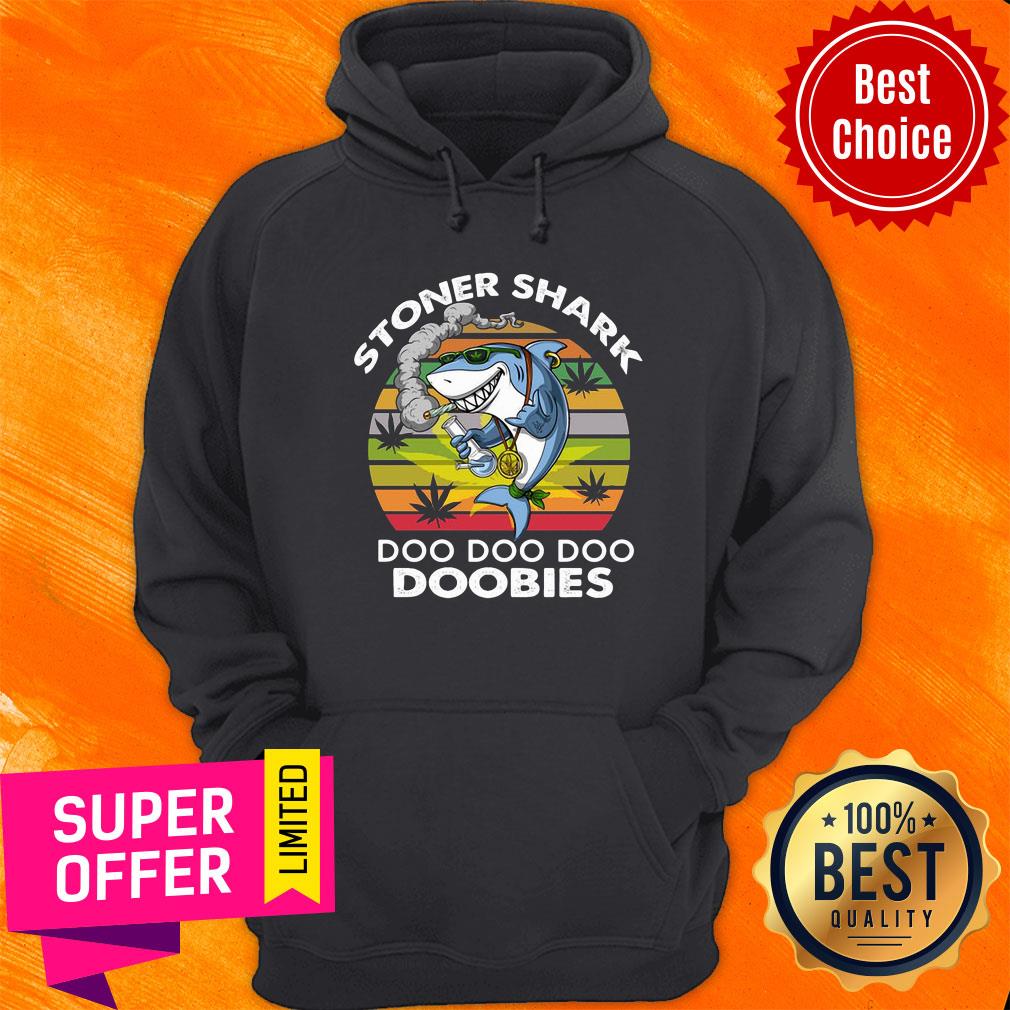 Stoner Shark Doo Doo Doo Doobies Shirt - Image 5