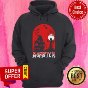 Alternative view of Momster Castle Bat Halloween Shirt