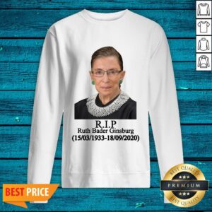 Alternative view of Premium Ruth Bader Ginsburg R.I.P 1933-2020 Shirt