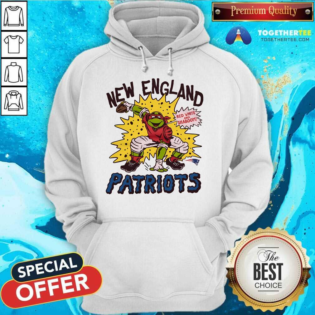 Hot Raphael X New England Patriots T-Shirt - Image 5