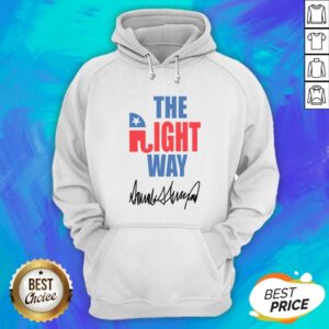 Alternative view of Nice The Right Way Pro Republican Elephant Trump Shirt