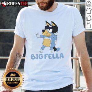 Cute Big Fella Blue Dog T-Shirt