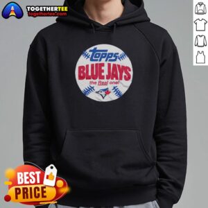 Alternative view of Awesome Powder Blue Toronto Blue Jays MLB X Topps Baseball The Real One T-Shirt
