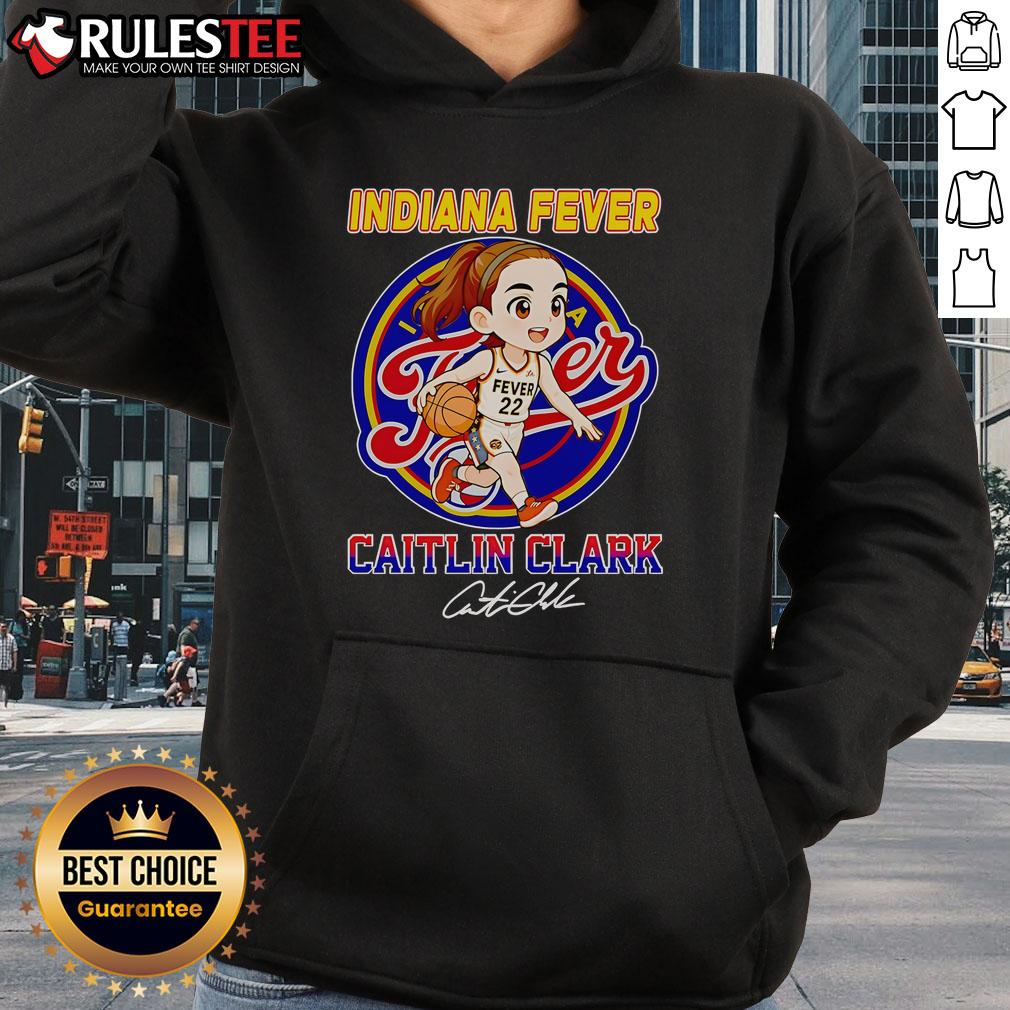 Cute Indiana Fever Caitlin Clark Chibi T-Shirt - Image 2