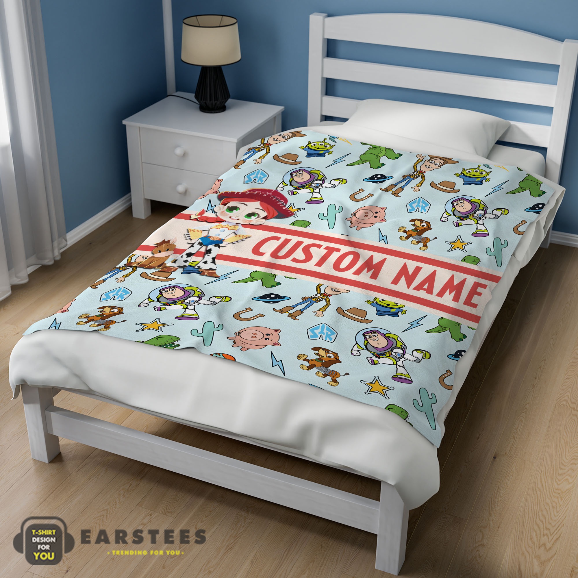 Good Pixar Toy Story Cowgirl With All Friends Blanket Fleece Customized Blanket - Image 3