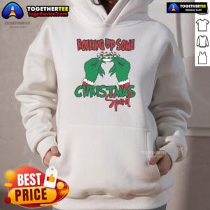 Alternative view of Official Rolling Up Some Christmas Spirit T-Shirt