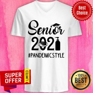 Alternative view of Funny Senior 2021 Face Mask Pandemicstyle Shirt