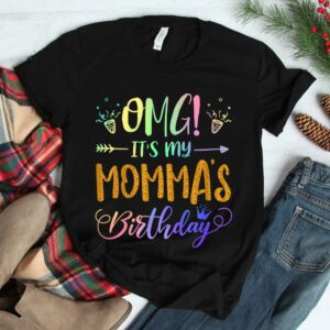 Omg Its My Mommas Birthday Tie Dye Party Son Daughter Shirt
