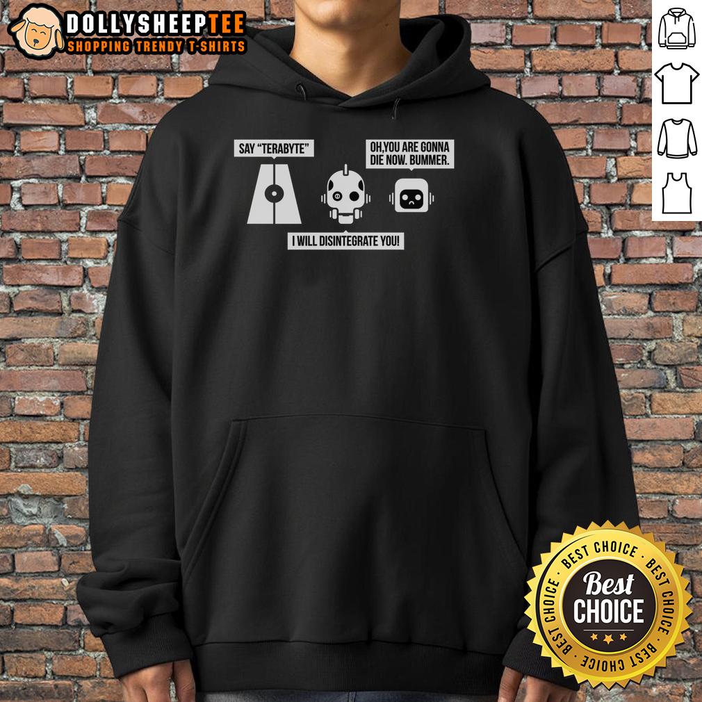 Hot Love Death And Robots The Three Robots T-Shirt - Image 2