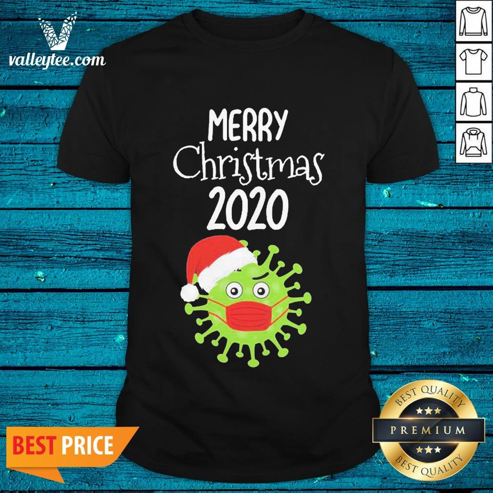 Cool Merry Christmas 2020 Quarantine Christmas Viruscorona Shirt