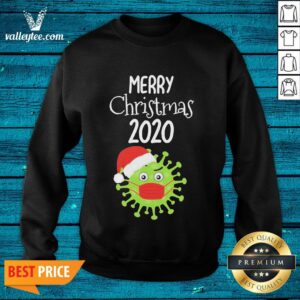 Alternative view of Cool Merry Christmas 2020 Quarantine Christmas Viruscorona Shirt