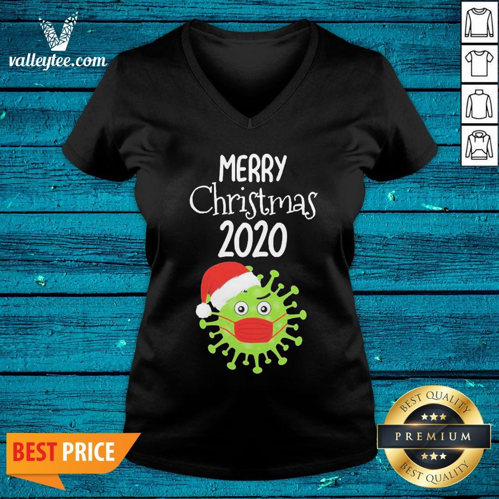 Cool Merry Christmas 2020 Quarantine Christmas Viruscorona Shirt - Image 4