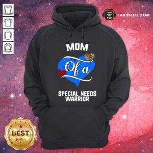 Alternative view of Nice Mom Of A Special Needs Warrior Heart Shirt
