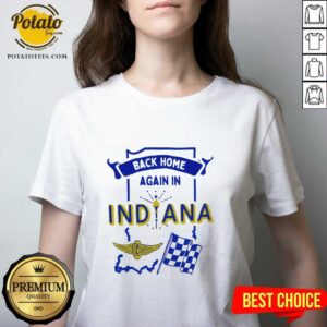 Alternative view of Back Home Again In Indiana T-shirt