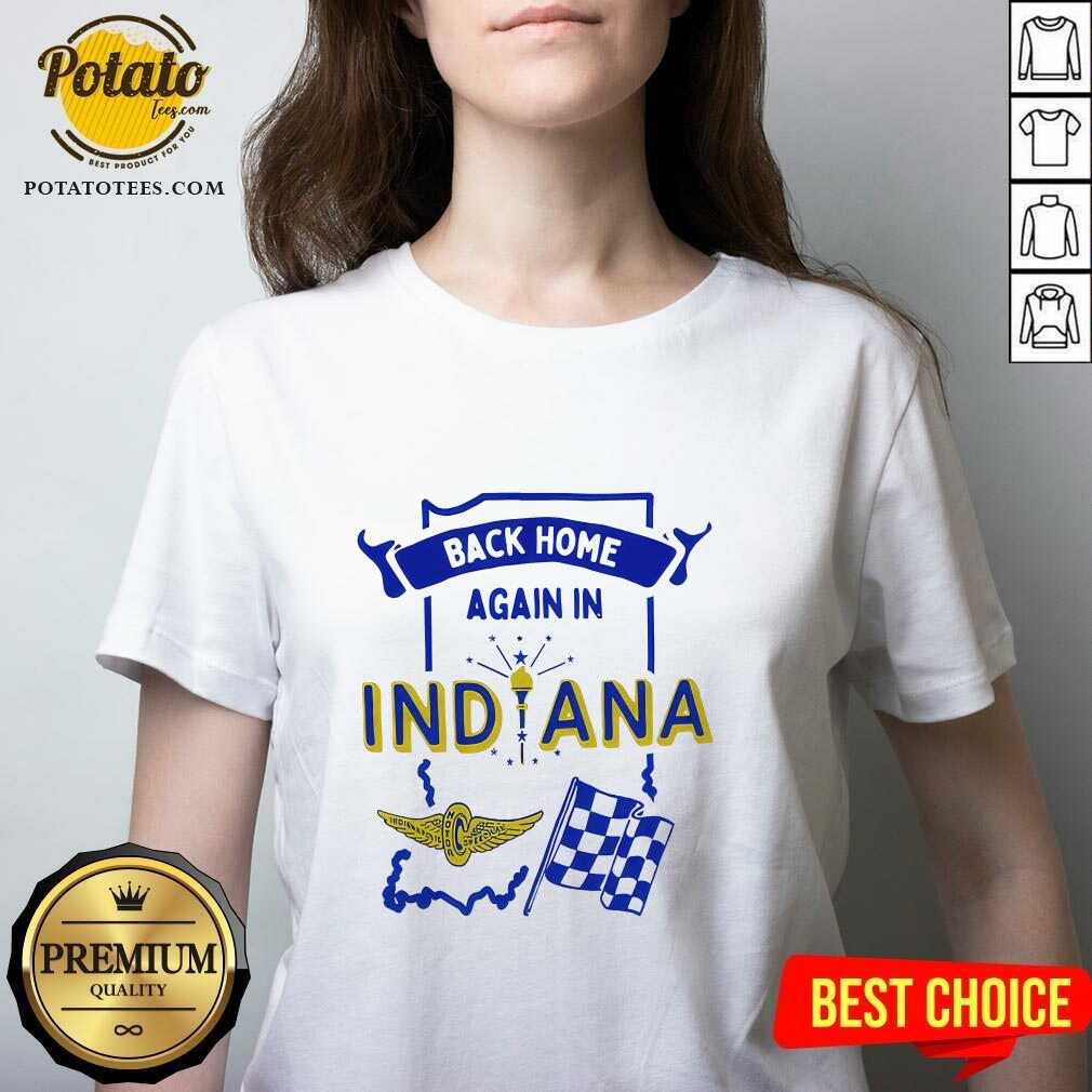 Back Home Again In Indiana T-shirt - Image 2