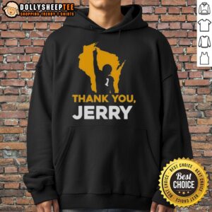 Alternative view of Awesome Thank You Jerry Green Bay Packer Football T-Shirt