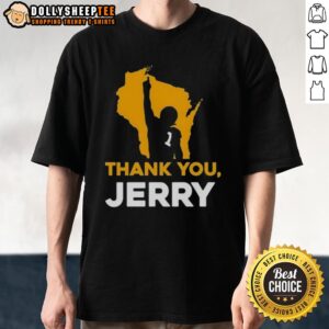 Awesome Thank You Jerry Green Bay Packer Football T-Shirt