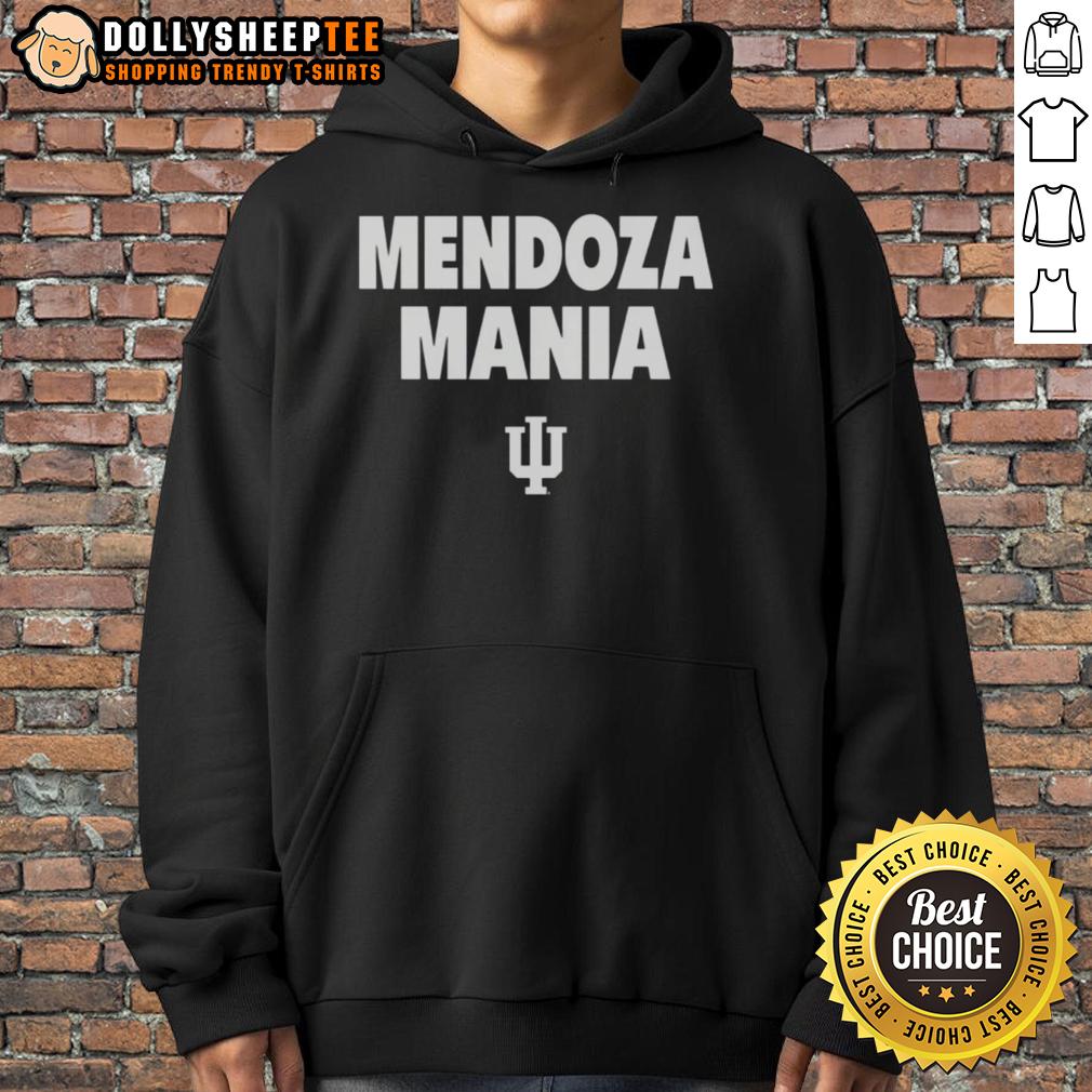 Official Mendoza Mania Indiana Hoosiers Logo T-Shirt - Image 2