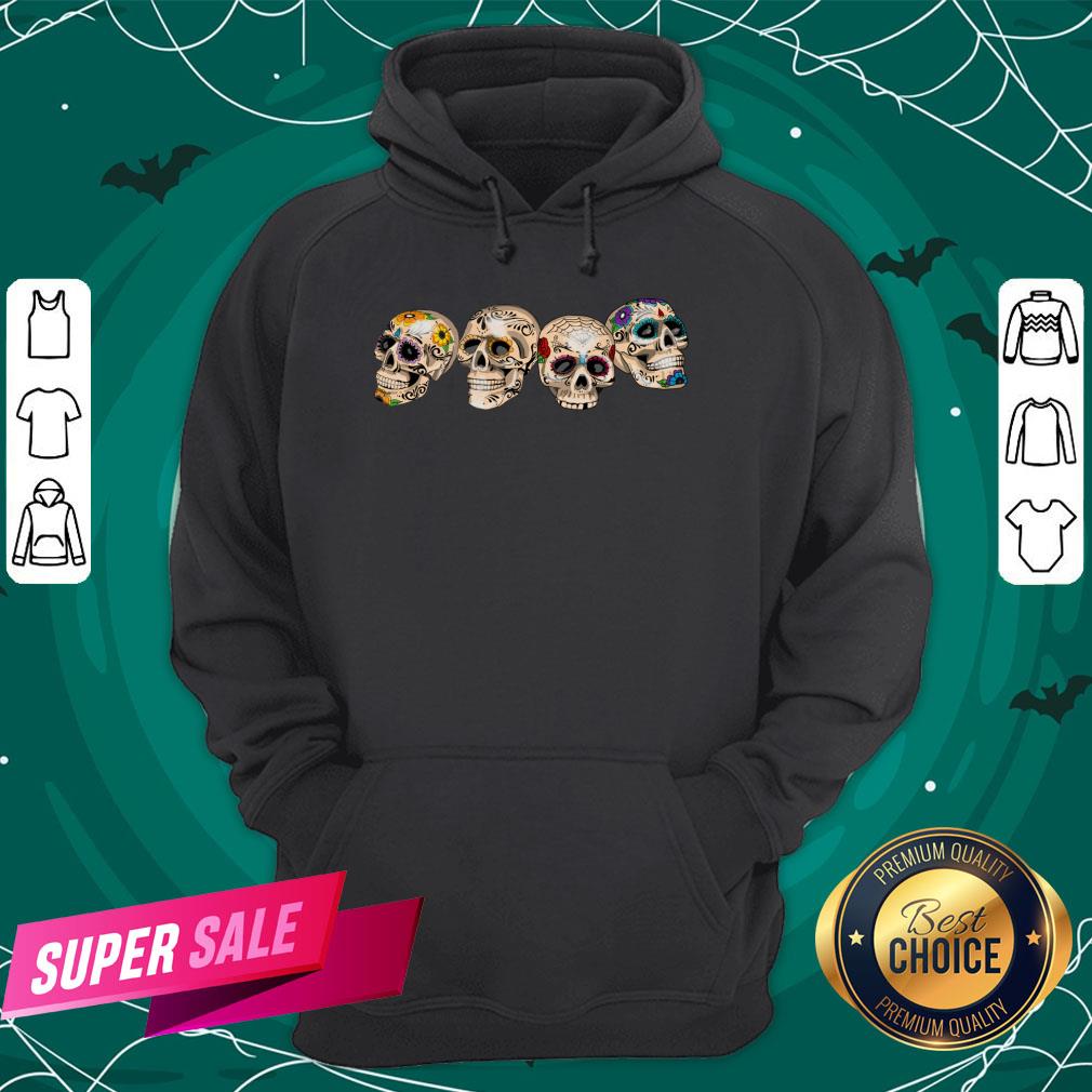 Dia De Los Muertos Day Of The Dead Sugar Skulls Shirt - Image 5