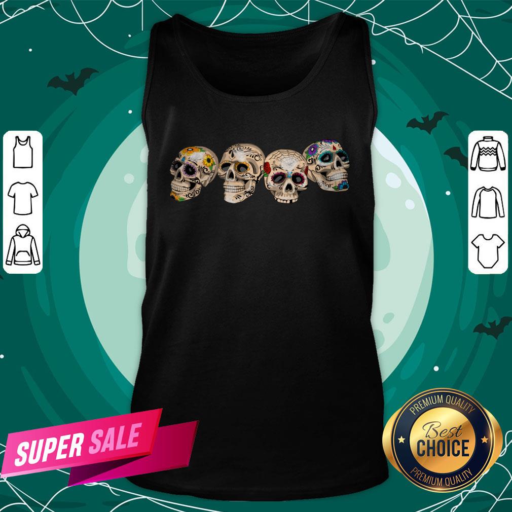 Dia De Los Muertos Day Of The Dead Sugar Skulls Shirt - Image 3