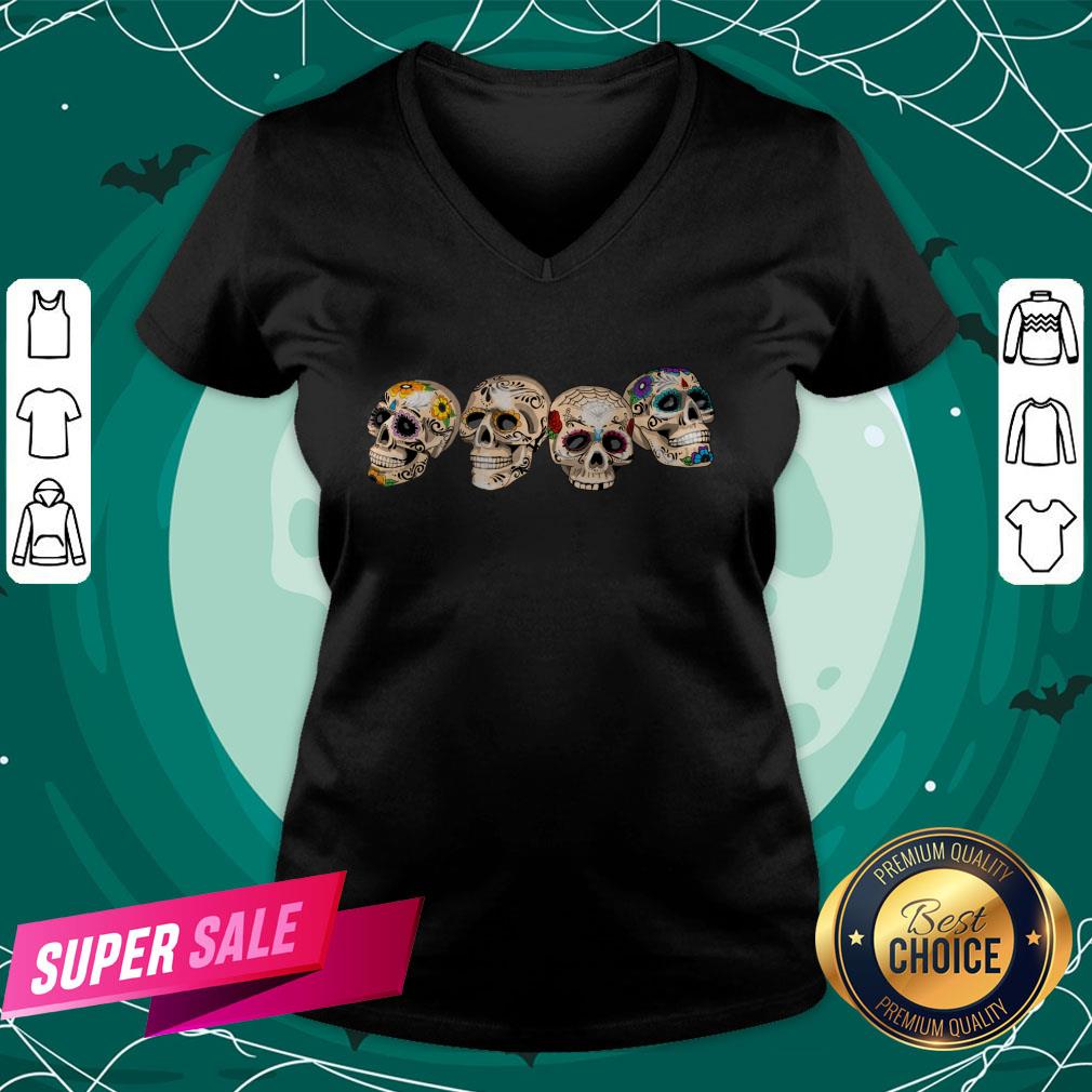 Dia De Los Muertos Day Of The Dead Sugar Skulls Shirt - Image 2