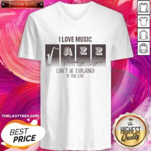 Alternative view of I Love Music Thinking Style Can't Be Explained If You Live Shirt