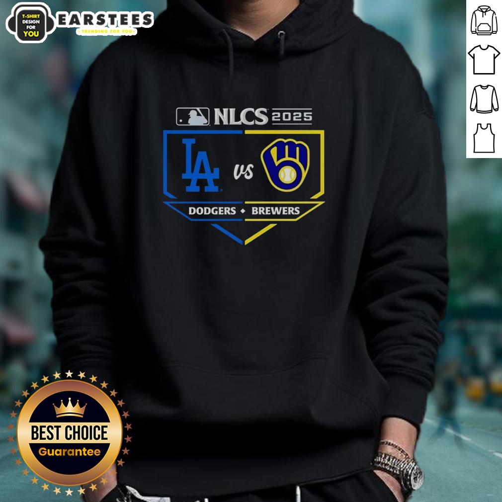 Hot Milwaukee Brewers vs Los Angeles Dodgers 2025 NLCS Matchup T-Shirt - Image 2