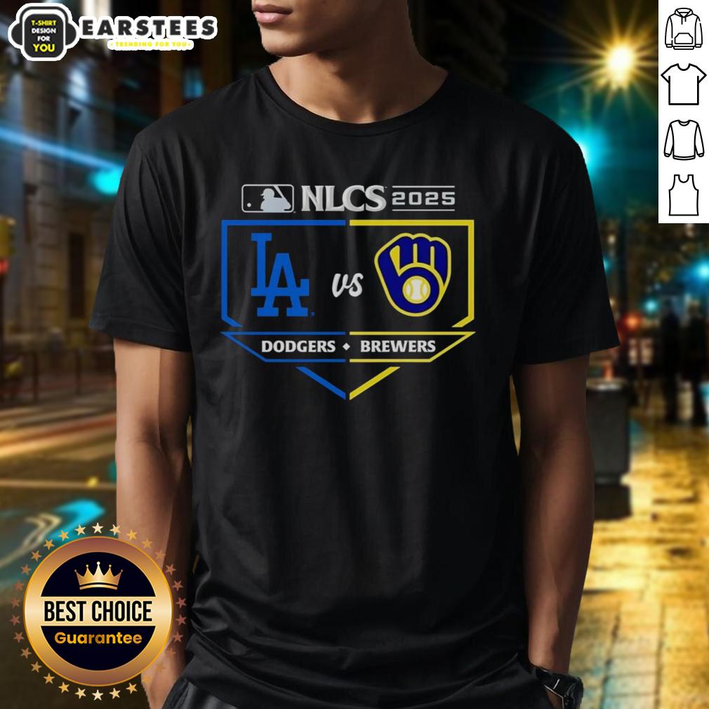 Hot Milwaukee Brewers vs Los Angeles Dodgers 2025 NLCS Matchup T-Shirt