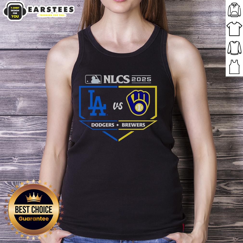 Hot Milwaukee Brewers vs Los Angeles Dodgers 2025 NLCS Matchup T-Shirt - Image 4