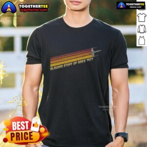 Official Star Wars Blowing Stuff Up Since 1977 Vintage T-Shirt