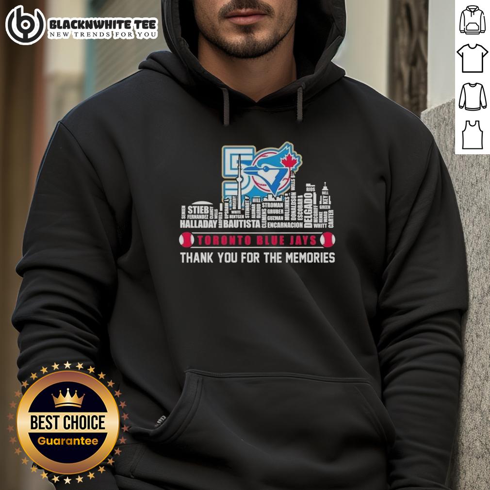Pretty 2026 Toronto Blue Jays Baseball All Names City Skyline T-Shirt - Image 2