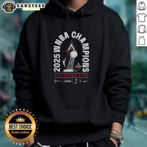 Alternative view of Top 2025 WNBA Champions Las Vegas Aces Trophy T-Shirt