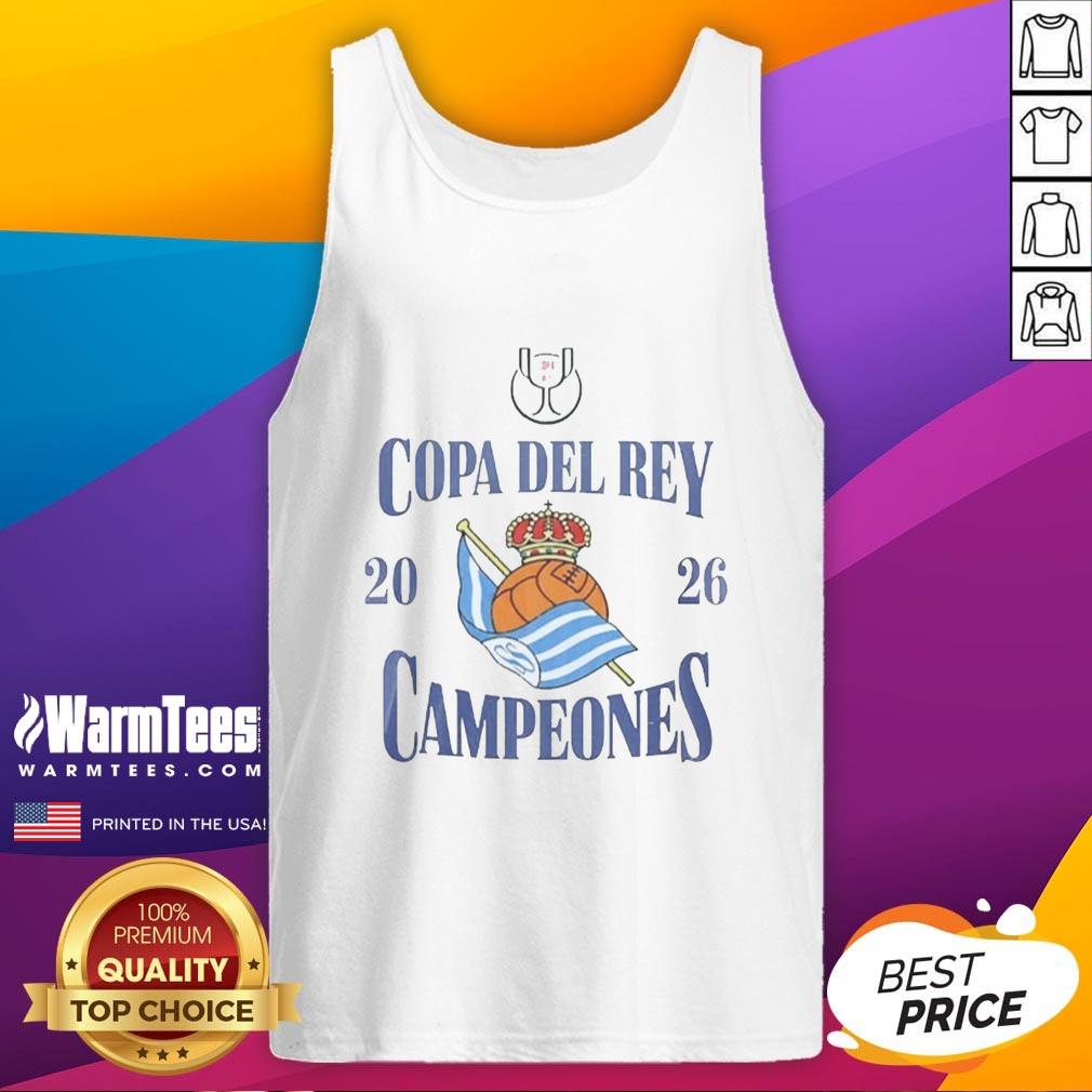 Awesome Real Sociedad Copa Del Rey Campeones 2026 T-Shirt - Image 4