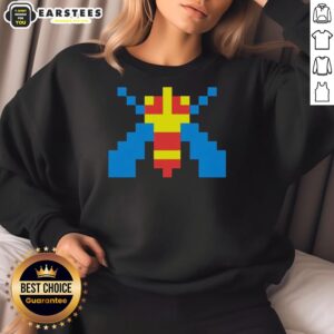 Alternative view of Hot Galaga Alien Sprite Video Game Pixel Style T-Shirt
