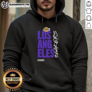 Alternative view of Nice Los Angeles Lakers Playoff Logo T-Shirt