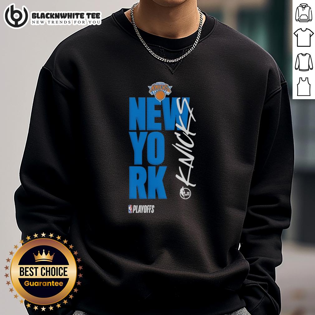 Nice New York Knicks Playoff Basketball Logo T-Shirt - Image 5