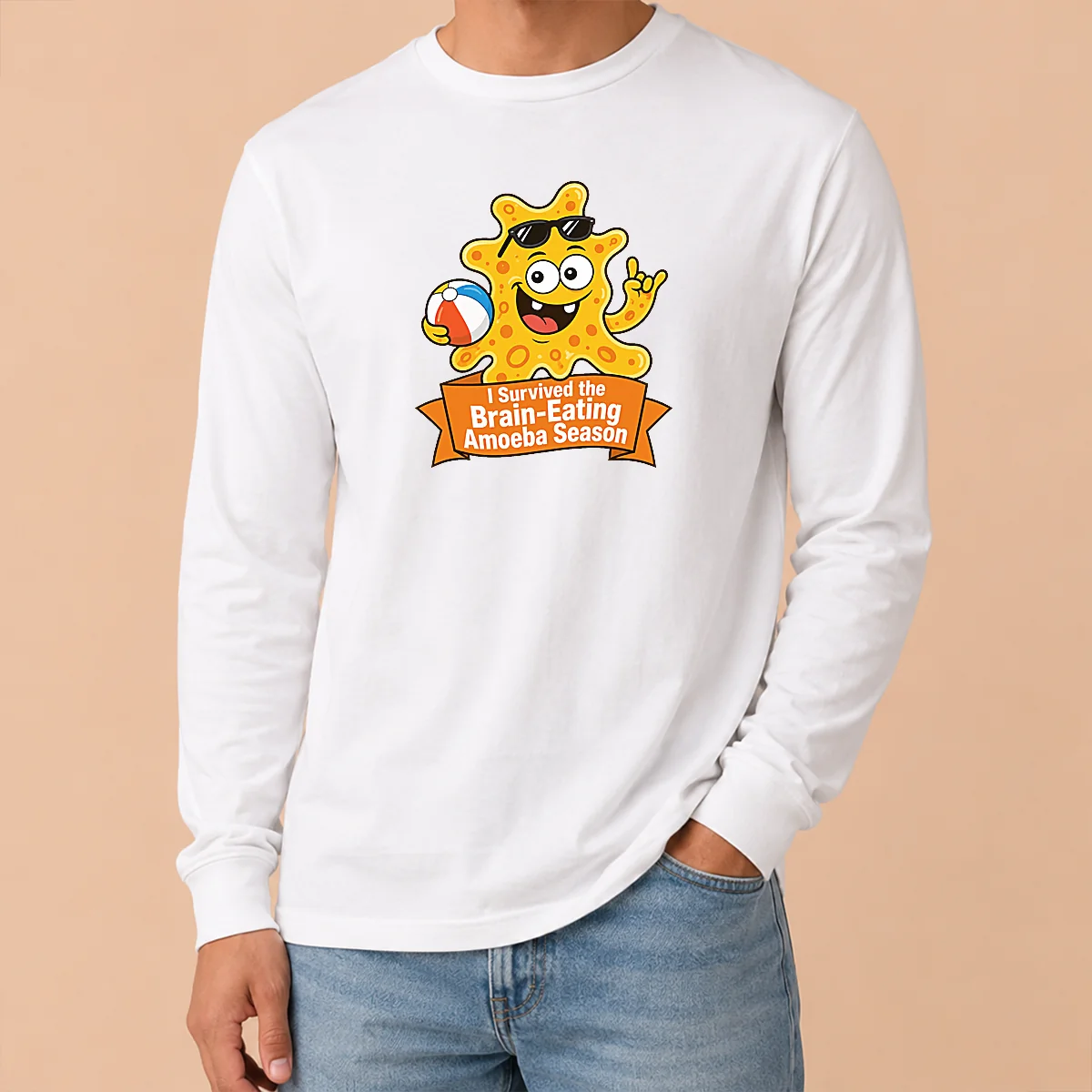 Hot Brain Eating Amoeba Survival Minimalist Shirt - Image 6