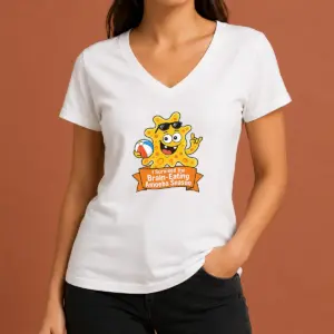 Alternative view of Hot Brain Eating Amoeba Survival Minimalist Shirt