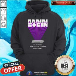 Alternative view of Funny Rammstein European Stadium Klagenfurt Tour 2024 Rock Band T-Shirt