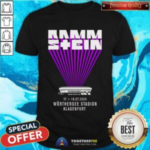 Funny Rammstein European Stadium Klagenfurt Tour 2024 Rock Band T-Shirt
