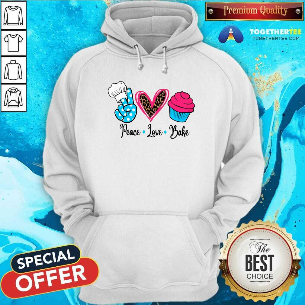 Beautiful Baking Peace Love Bake Shirt - Image 5