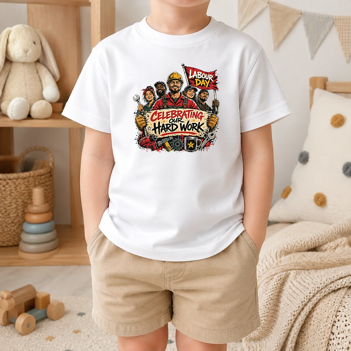 Happy Original Labour Day Celebration For Proud Workers Shirt - Image 9