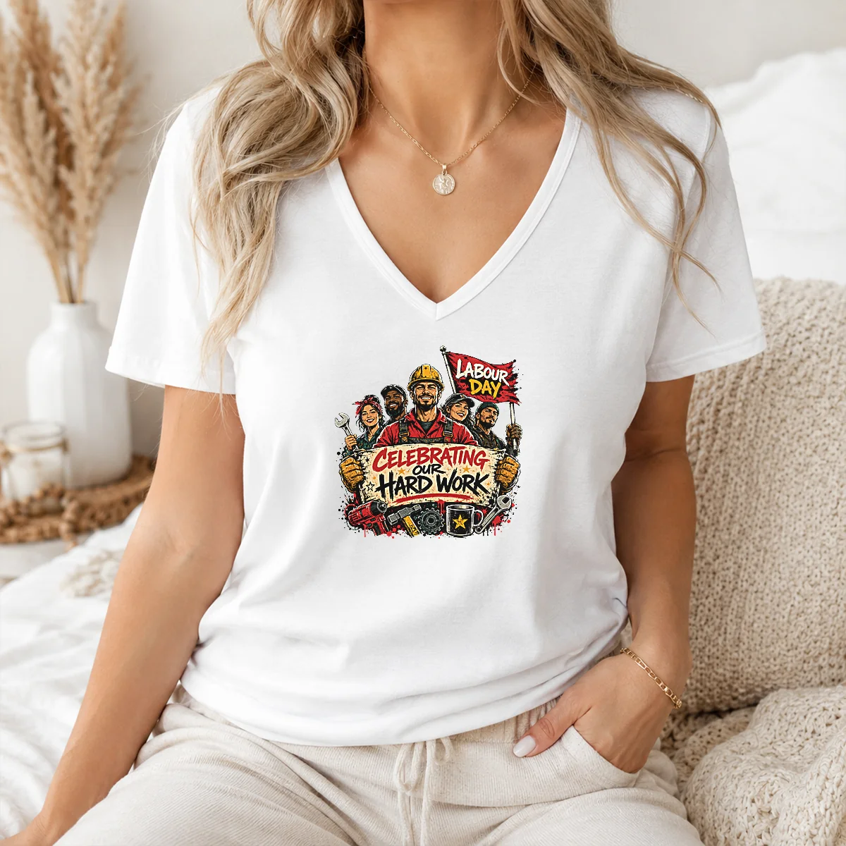 Happy Original Labour Day Celebration For Proud Workers Shirt - Image 2