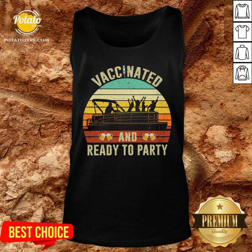 Vaccinated And Ready To Party 2021 Shirt - Image 3