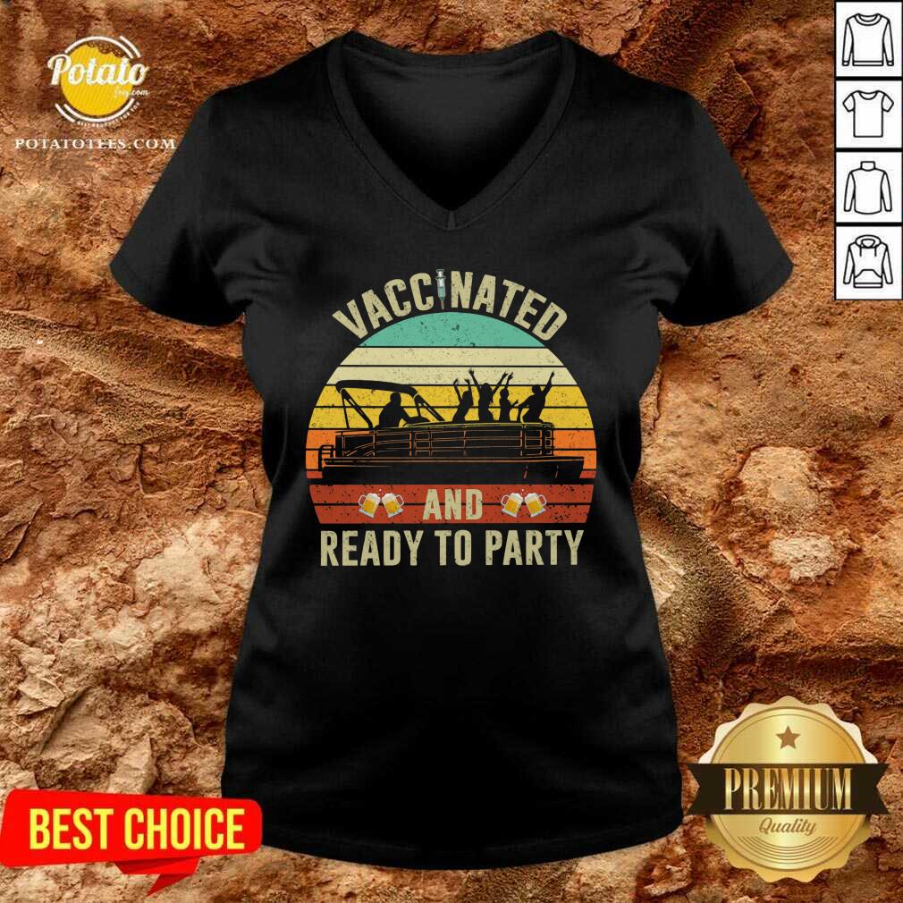 Vaccinated And Ready To Party 2021 Shirt - Image 2