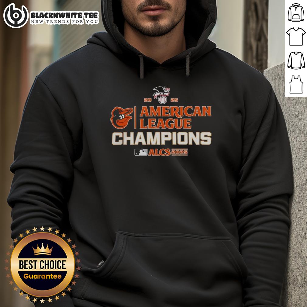 Awesome Baltimore Orioles MLB 2025 ALCS American League Champions T-Shirt - Image 2