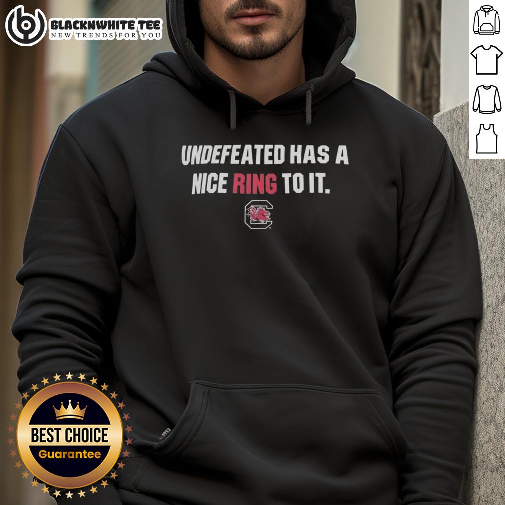 Premium South Carolina Gamecocks Undefeated Has A Nice Ring To It T-Shirt - Image 2